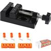 Comius Sharp Universale 57 Millimetri Mini Flat Clamp Tabella Ganascia Bench Drill Press Vice Apertura Parallela Vise Strumento d'intaglio Del Mestiere Della Scultura di DIY
