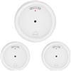 WIOONI Rilevatore di perdite d'acqua WiFi con batteria, acqua IP66, allarme 80 DB, compatibile con l'app Tuya/Smart Life per cucina, bagno, cantina, 3 pezzi