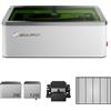 SCULPFUN E1 Dual Incisore Laser Chiuso Classe 1 con blu 12 W e IR 3 W, posizionamento preciso telecamera, macchina per taglio e Incisione laser ideale per hobbisti, DIY e piccole imprese
