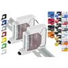 Shelly Hutschienenhalter PW3D Print Worth - Supporto per binario 3D PWG3-Single per 32 Shelly: 1,1PM, 2PM, Shutter,1L, 2L, EM, i4, i4DC, i4LR, Dimmer, Dimmer Dali, RGBW PM (Wave/Plus, G3, G4) (2 x Bianco Prime)