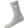 Helly Hansen Everyday Wool Sock 2Pk, Socks Unisex, Grey Melange, 42-44