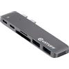 eSTUFF Allure Series Slot-in Hub Pro - Dockingstation - USB-C / Thunderbolt 3 - per Apple MacBook Pro con Touch Bar (E
