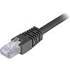 Deltaco Cavo patch F/UTP Cat6, 50 m, 250 MHz, Delta, LSZH, nero