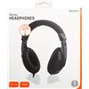 Deltaco Cuffie DELTACO con controllo del volume Cavo da 2,5 m, nero