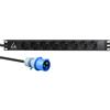 Lanview Unità di distribuzione dell'alimentazione (PDU) Lanview LVR-3MIEC-LIC-SCH8 8 prese CA 1U nero (LVR-3MIEC-LIC-SCH8)