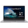 ASUS ExpertBook P1, processore Intel Core 7 240H, 16 GB di RAM DDR5, SSD da 1 TB, grafica Intel, schermo da 15,6" FHD opaco, sistema operativo Windows 11 Pro, colore grigio