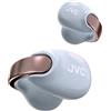 JVC Nearphones HA-NP1T-AN, auricolari wireless, Bluetooth 5.3, 24 ore di autonomia della batteria, Pearl Edition