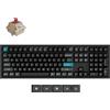 Keychron Q6 Ultra 8K, tastiera full-size (100%), con connessione cablata e wireless, USB + RF wireless + Bluetooth, switch meccanici, LED RGB, colore nero
