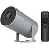 StarTech Proiettore portatile - HY300 Pro - Risoluzione nativa 720p - 290 lumen ANSI - Android 14 - WiFi 6 - Bluetooth 5.4 - Grigio