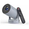 StarTech Proiettore portatile - HY300 Pro Plus - Risoluzione nativa 720p - 290 ANSI lumen - Android 14 - WiFi 6 - Telecomando vocale - Grigio