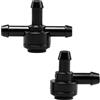 EVRBUL 2 valvole di ritegno per tergicristalli con connettore a 2 vie e 3 vie, compatibile con Volvo C30 C70 S40 S60 S70 S80 V50 V70 XC60 XC70 XC90 | sostituisce 9178897 31391513