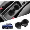 SKTU Portabevande Console Centrale Compatibile con Toyota Yaris Cross 2021-2025 2026, Tappetino Portabicchieri Accessori Auto Yaris Cross 2025 (TPE)
