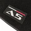 Car Lux AR06883 Tappeti Moquette Velour con Logo per Audi A5 Sportback Dal 2016 a Oggi