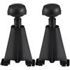 QUARKZMAN Gomma Paraurti E Cofano Per Ford Escape C-Max 2003-2019 2 Pezzi | Nero, Dimensione Paraurti 62X37X37mm, Staffa 85X75X39mm, OE AM5154424AD/CV6Z16758A, Durevole, Resistente All'Ossidazione