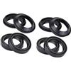 QiQiMTSD Paraolio e parapolvere for ammortizzatore forcella anteriore moto adatti for CAGIVA 125 MITO 1 1990-1992 125 WMX WRX 1982 Ricambio(4pcs seal 4pcs cover)
