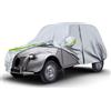 ZWPARTS Copriauto Adatto per Citroen Mehari 1968-1988, Argento Garage | Impermeabile Completa Copertura con Porta con Cerniera per Protezione da Neve, Pioggia e Tutte Condizioni Atmosferiche