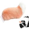 Genérico Coda pelosa di auto in peluche adesiva ricaricabile per bagagliaio | Coda elettrica con telecomando, paraurti, bagagliaio, moto, SUV, camion, viaggi su strada