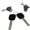 Unifizz Set cilindro serratura porta anteriore sinistro destro per 2002-2006 Hon-da CR-V 2003-2011 Hon-da Element