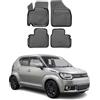 OMAC Tappetini in Gomma Tappetini Compatibili con Suzuki Ignis 2016-2026 TPE Tappetini Auto Nero 4X