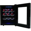 ZNLLQZN Frigorifero per vino da 32 l, per 12 bottiglie, refrigeratore