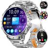 LIGE SMART Smartwatch Uomo con 1000 mAh Batteria, 1.85 Militari Orologio Smart Watch Torcia LED, Chiamate Bluetooth/110+ Modalità Sportive, 24H Frequenza Cardiaca/Sonno, IP68 Android iOS Argento