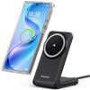 Elecdov Caricabatterie wireless Supporto magnetico per iPhone 17/16/15/14/13 Series 25W Stazione di ricarica wireless magnetica veloce per iPhone Samsung Phone Charger Supporto compatibile