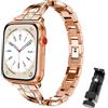 CHULN Cinturino Compatibile con Apple Watch Correa 38mm 40mm 41mm 42mm 44mm 45mm 49mm, Braccialetto di Ricambio in Metallo per iWatch Series Ultra/8/7/SE/6/5/4/3/2/1.