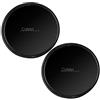 Callstel Nano-Gel-Pads magnetici: Set da 2 2in1- Gel-Pad e Supporto a Muro, Tecnologia Nano, Ø 80 mm (Pannelli Adesivi magnetici, Adesivi, GPS)