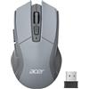 Acer Mouse Wireless Ergonomico, 4000 DPI, 5 Livelli, Mouse Ambidestro per Mano Sinistra e Destra, Ricevitore USB 2.4GHz, 6 Pulsanti, Indicatore Batteria, Mouse Senza Fili per Laptop, PC, Desktop