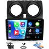 SIXWIN Autoradio Nissan Qashqai J10 2006-2016, Schermo Touch 9 IPS HD, Radio Auto con CarPlay senza Fili e Android Auto,Mirror Link, Bluetooth 5.2, FM, EQ, USB,Supporto Volante e Telecamera
