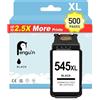 Penguin 545XL Cartucce per PG-545 XL Canon TR4550 TS3350 MG2455 Nero | Compatibile con Canon TS3100 TS3122 TS6140 MG2400 MG2440 MG3050 TR4540 TR4640 TR4650 MX490 iP2855 PG-545XL CL-546XL Cartuccia