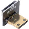 NGFF connettore Mini HDMI Type-C maschio angolato a 90 gradi, piatto, FPC, compatibile con 1080p, telecamera FPV HDTV, multicottero, fotografia aerea