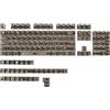 SHOOYIO 132Keys PC Keycaps Russo Cristallo Retroilluminato Keycap Profilo Originale per Mxes Tastiere Meccaniche con Strato Traslucido Retroilluminato Keycaps
