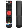 MSMJSFA AvSee - Telecomando vocale di ricambio per vSeeBox V3 Pro/Plus V5/V5 Pro | Telecomando vocale Bluetooth con tasti TV programmabili, compatibile con TV box vSeeBox V3 Plus, V3 Pro, V5, V5 Pro