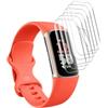 nvskvd 6 Pezzi Pellicola Protettiva in Idrogel per Fitbit Charge 6 | Trasparente HD Morbida TPU Senza Bolle Trasparente HD Schermo Protettivo (Non Vetro Temperato)