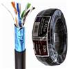 kenable Cavo Ethernet Esterno CAT5e Schermato F/UTP in RAME per Esterni con Bobina 50 m [50 metri/50m] - Resistente UV Interramento