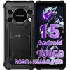 FOSSiBOT F117 Rugged smartphone 24GB+256GB, Telefono indistruttibile