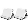 FadyDail Supporto per cellulare pieghevole, 2 pezzi, regolabile, compatibile con iPhone 14/13/Mini/Pro/Max/12/11/SE/Xs Max, Samsung/Huawei/Tablet e altri smartphone (bianco)