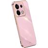 RankOne La Custodia del Telefono è Adatta per Redmi Note 13 Pro 5G / POCO X6 5G (6.67 Inches), Case per Cellulare in Silicone con Telaio Galvanico - Viola