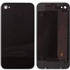 Riihoo Custodia posteriore cover batteria sostituzione parti di ricambio compatibile con iPhone 4, (nero, con componente, HC)
