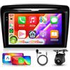 Hodozzy 【4+64G】Hodozzy Carplay Autoradio per Lancia Ypsilon 2011-2020, 9 Pollici Schermo In-Cell Stereo Auto Bluetooth 5.0 con Android Auto/EQ/GPS/Wifi/RDS/USB/SWC+Telecamera Posteriore