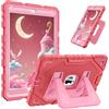 FINTIE Cover per iPad 9,7 Pollici 6a Gen 2018 & 5a Gen 2017 & iPad Air 2 | Antiurto Robusta Custodia Protettiva Cover con Supporto Integrato, (Rose/Pink)