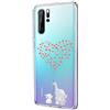 SGKITM Cover Huawei P30/P30 Pro/P30 Lite Trasparente Morbido Silicone TPU Case Elefante Farfalla Panda Modello Ultra Sottile Antiurto Protettivo Custodia per Huawei P30/P30 Pro/P30 Lite (P30 Lite, 7)