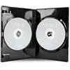 Amaray Custodie doppie per DVD, 15 mm, Machine-pack-quality, Nero, 50 pezzi