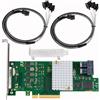 JURSUE Scheda SAS HBA compatibile con LSI 9300-8i IT Mode 8 porte con cavi SATA