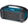 MEDION Radio da cantiere LIFE (E66050), Radio DAB+ e Bluetooth per esterni e interni, Radio portatile e ricaricabile ideale per il campeggio o il giardino e resistente all'acqua