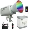 Aputure Amaran 300C Bianco, 300W RGB LED COB Luce video CCT da 2.500K a 7.500K Bowen Mount Uscita continua Supporto illuminazione Controllo APP