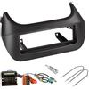 Sound Way Sound-way Kit Montaggio Autoradio, Mascherina 1 DIN, Adattatore Connettore ISO, Chiavi di Smontaggio compatibile con Citroen Nemo, Fiat Qubo, Fiorino Peugeot Bipper