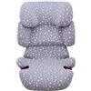 JYOKO KIDS Rivestimento per seggiolino auto in cotone compatibile con Cybex Solution Fix (White Star)