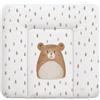 CEBA BABY Materassino per fasciatoio morbido, 75 x 72 cm, per fasciatoio per fasciatoio, Basic, Oeko-Tex® Standard 100 (Bear Buddy)